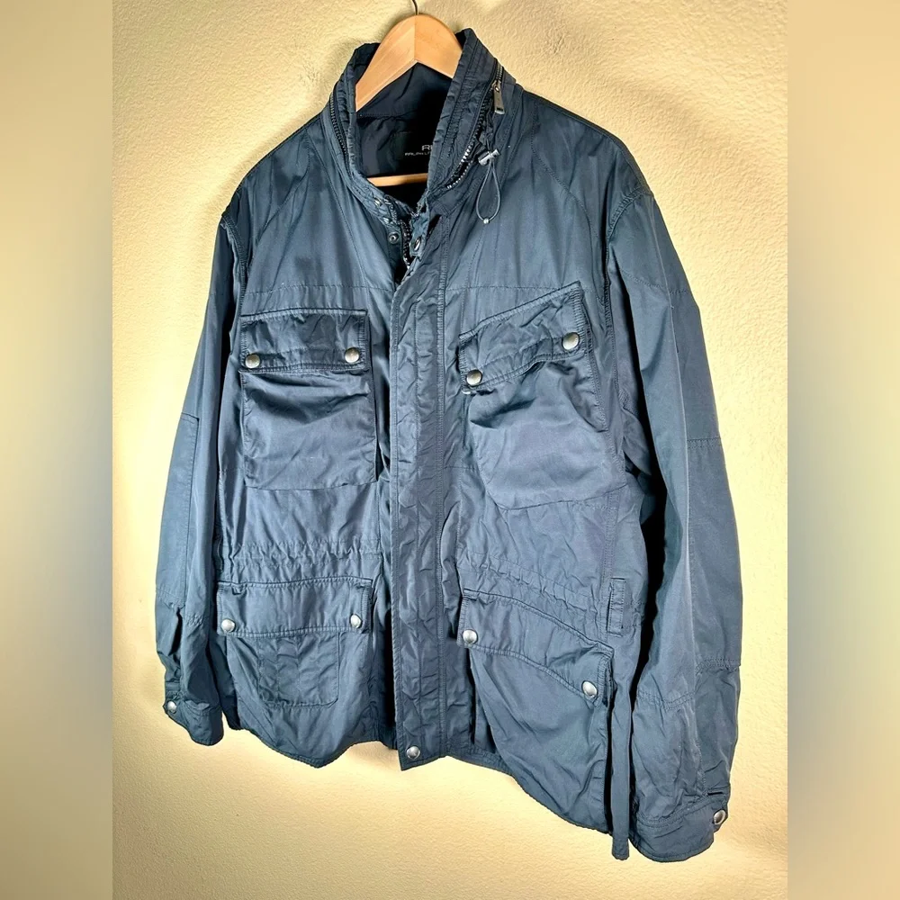 RLX Ralph Lauren Black military Field Utility Jacket